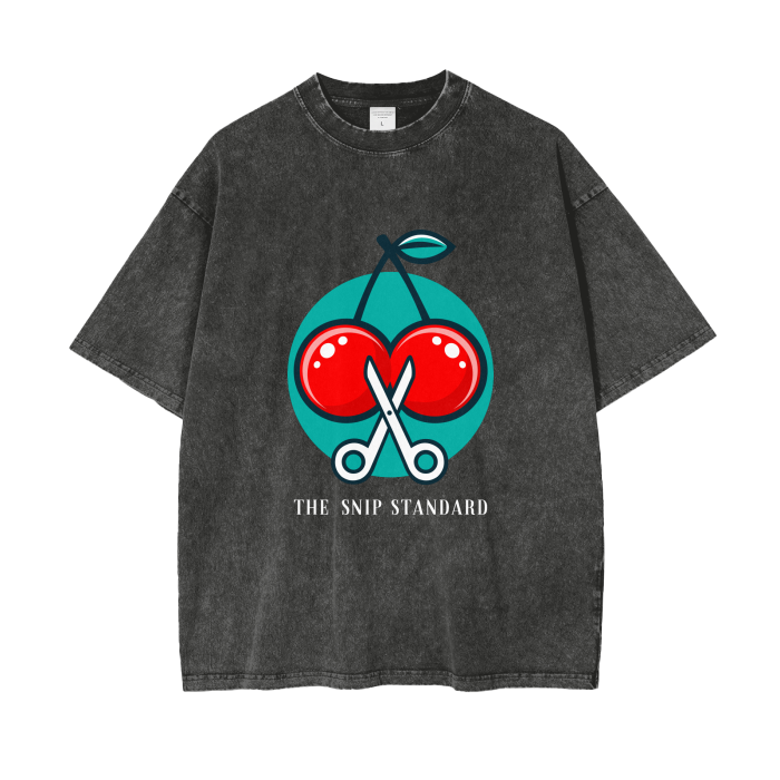 The Snip Standard Logo Cotton Monkey Vasectomy Wash Tee
