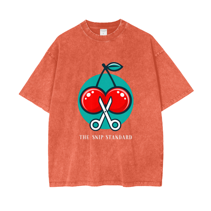 The Snip Standard Logo Cotton Monkey Vasectomy Wash Tee