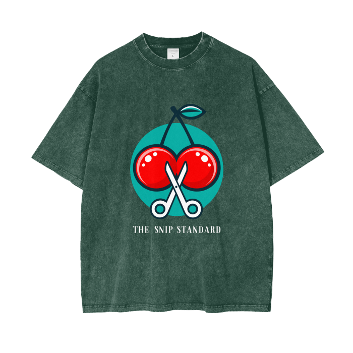 The Snip Standard Logo Cotton Monkey Vasectomy Wash Tee