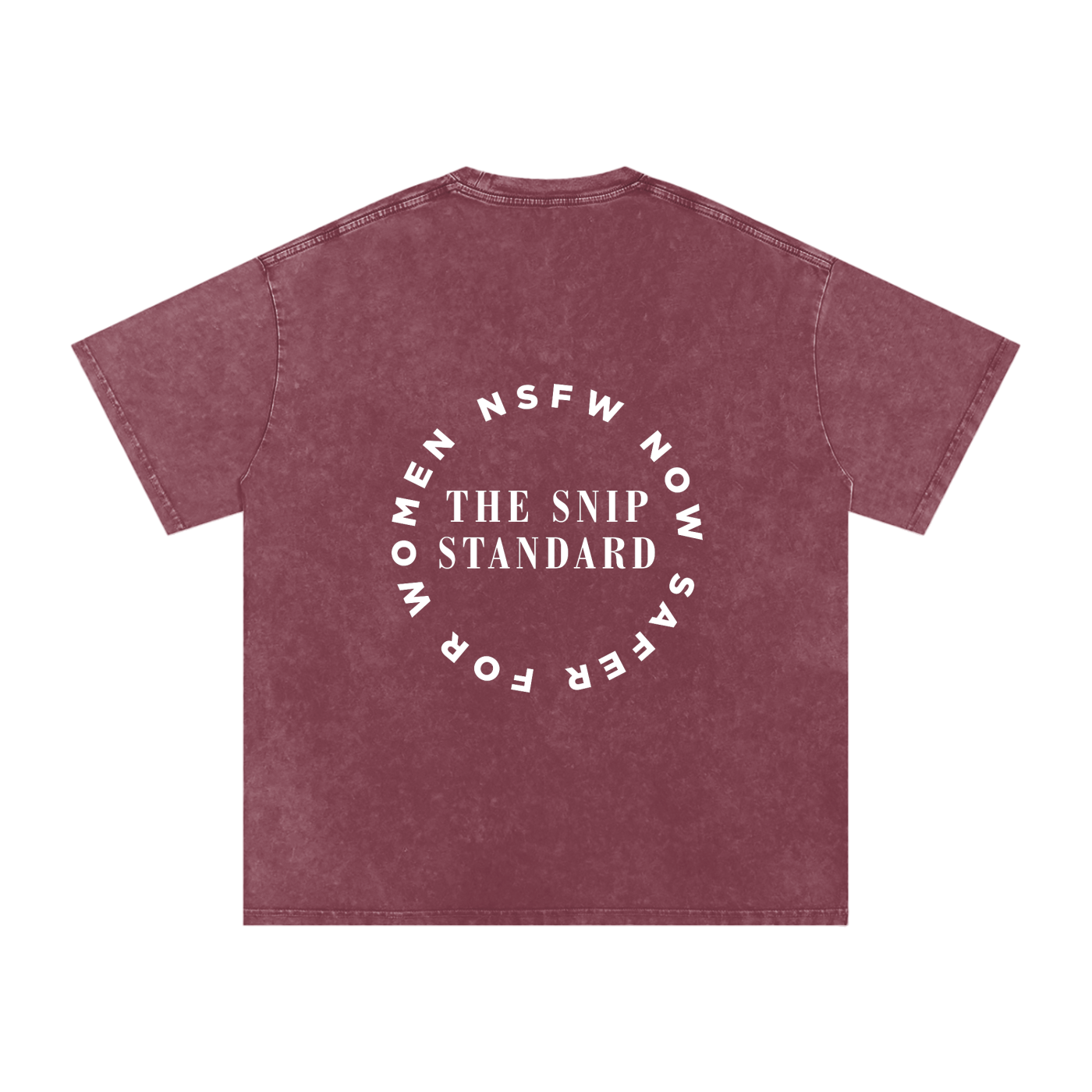 The Snip Standard Acid Wash Oversize Vasectomy T-Shirt