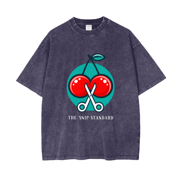 The Snip Standard Logo Cotton Monkey Vasectomy Wash Tee