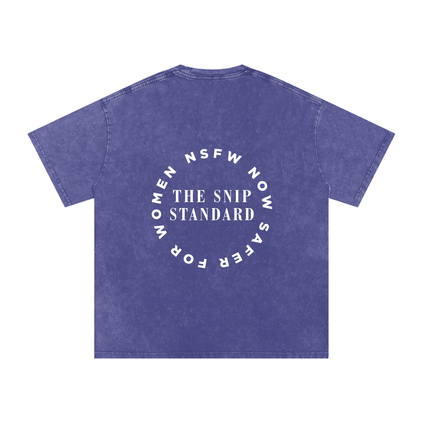 The Snip Standard Acid Wash Oversize Vasectomy T-Shirt