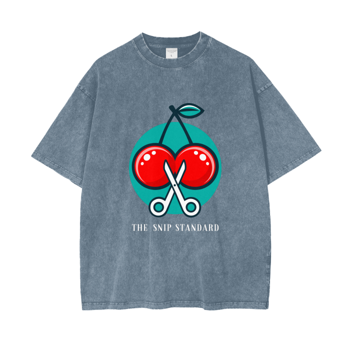 The Snip Standard Logo Cotton Monkey Vasectomy Wash Tee