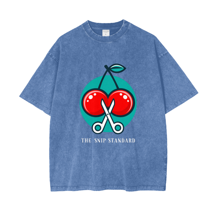 The Snip Standard Logo Cotton Monkey Vasectomy Wash Tee
