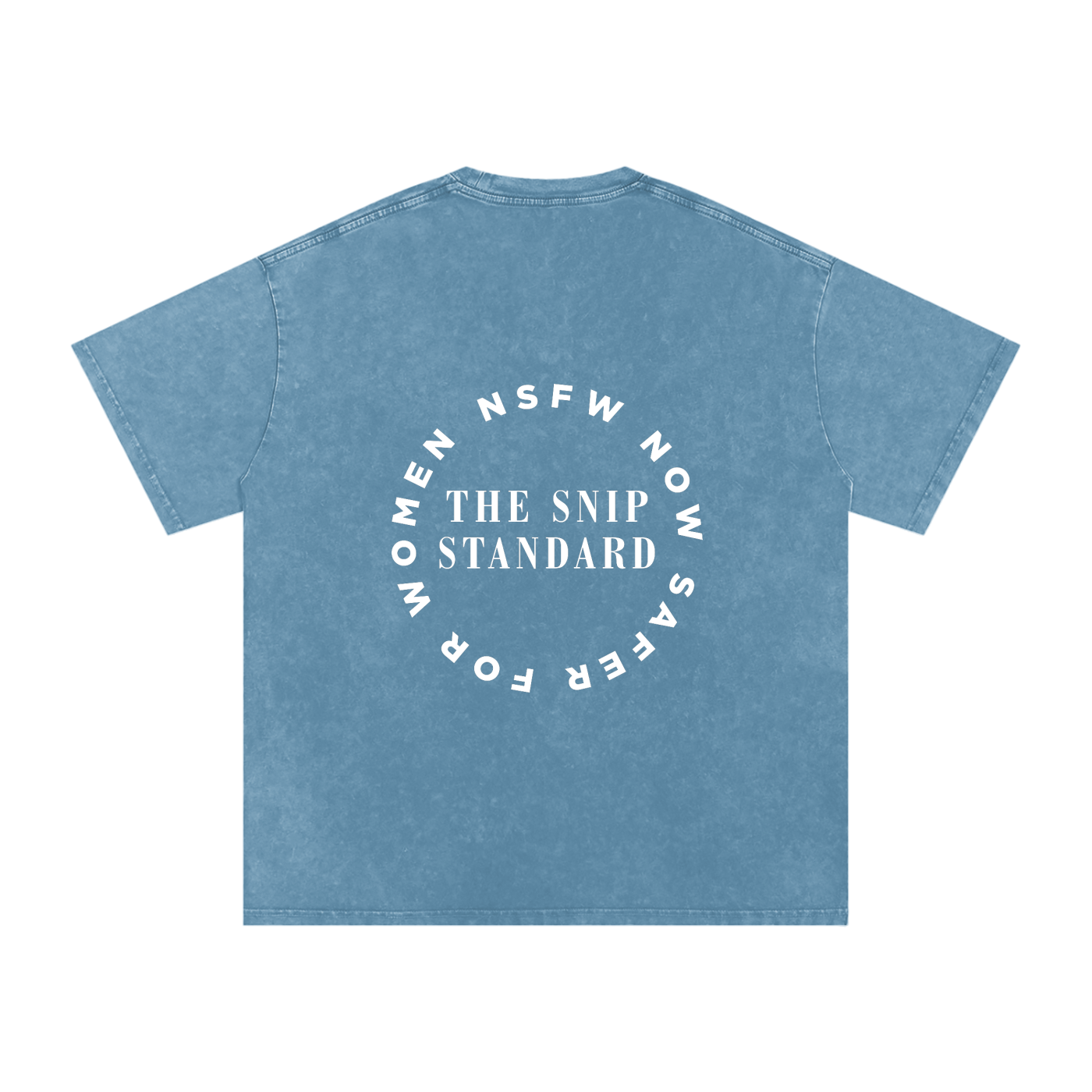 The Snip Standard Acid Wash Oversize Vasectomy T-Shirt