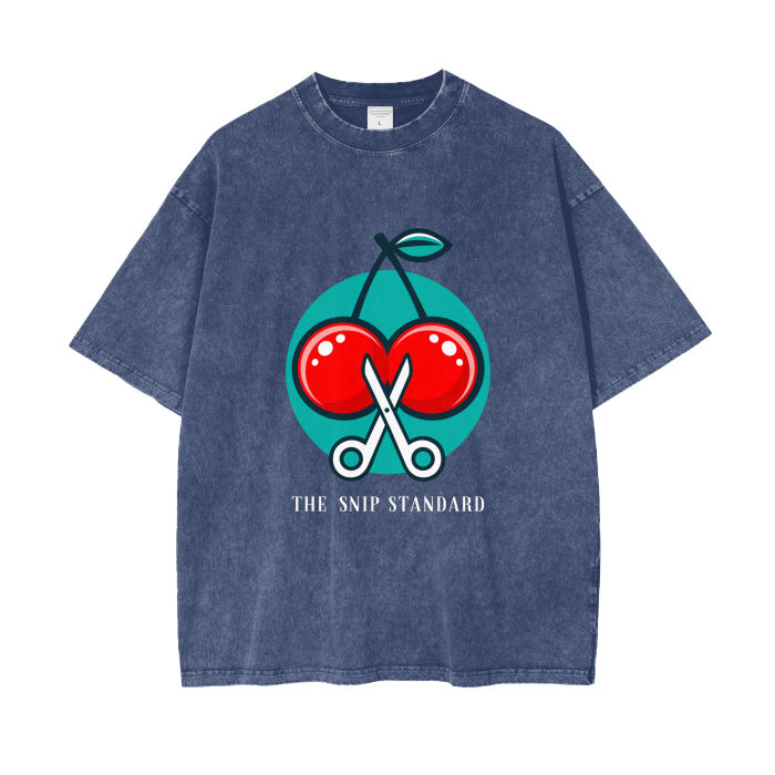 The Snip Standard Logo Cotton Monkey Vasectomy Wash Tee