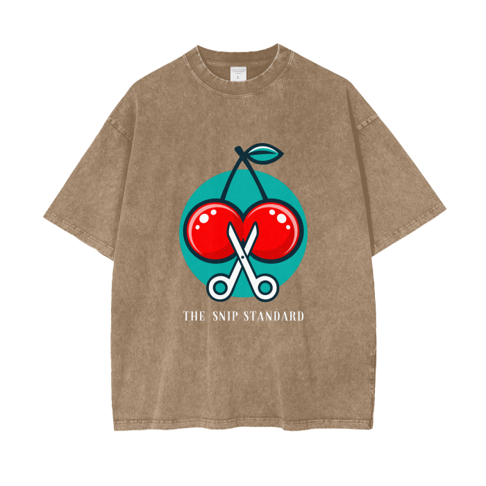 The Snip Standard Logo Cotton Monkey Vasectomy Wash Tee