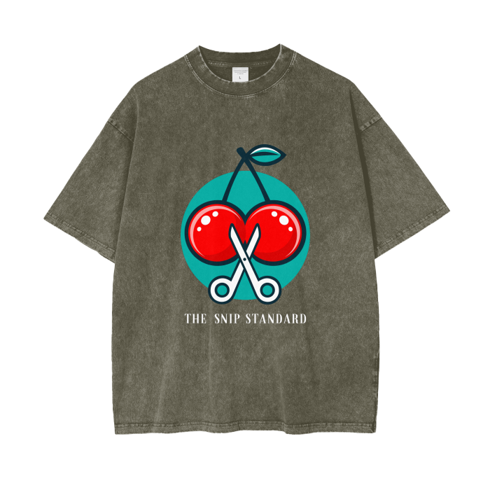 The Snip Standard Logo Cotton Monkey Vasectomy Wash Tee