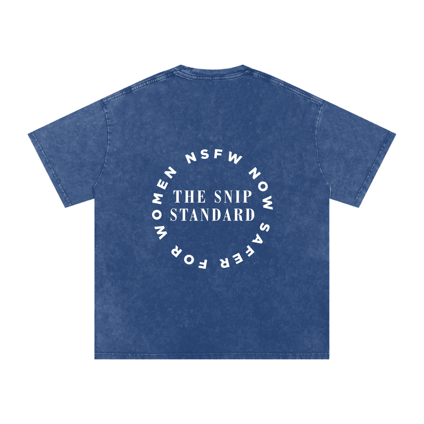 The Snip Standard Acid Wash Oversize Vasectomy T-Shirt