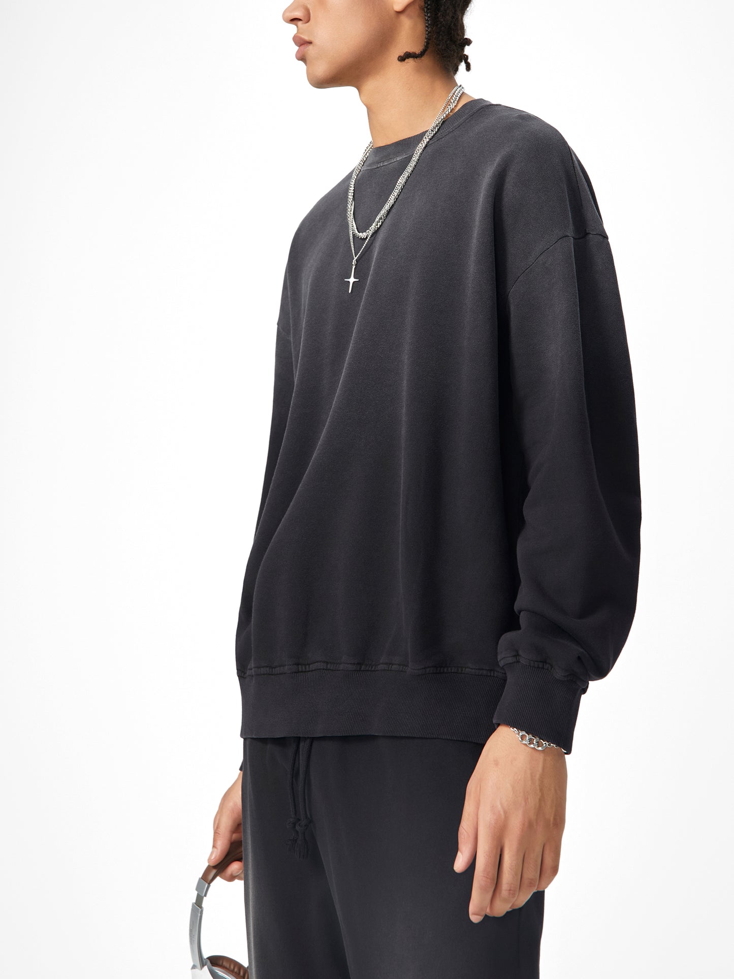 The Snip Standard Logo Cotton Monkey Wash Oversize Vasectomy Sweatshirt