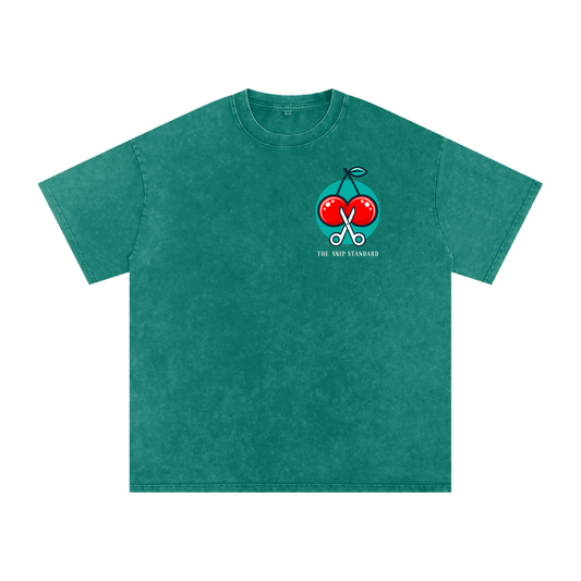 The Snip Standard Acid Wash Oversize Vasectomy T-Shirt