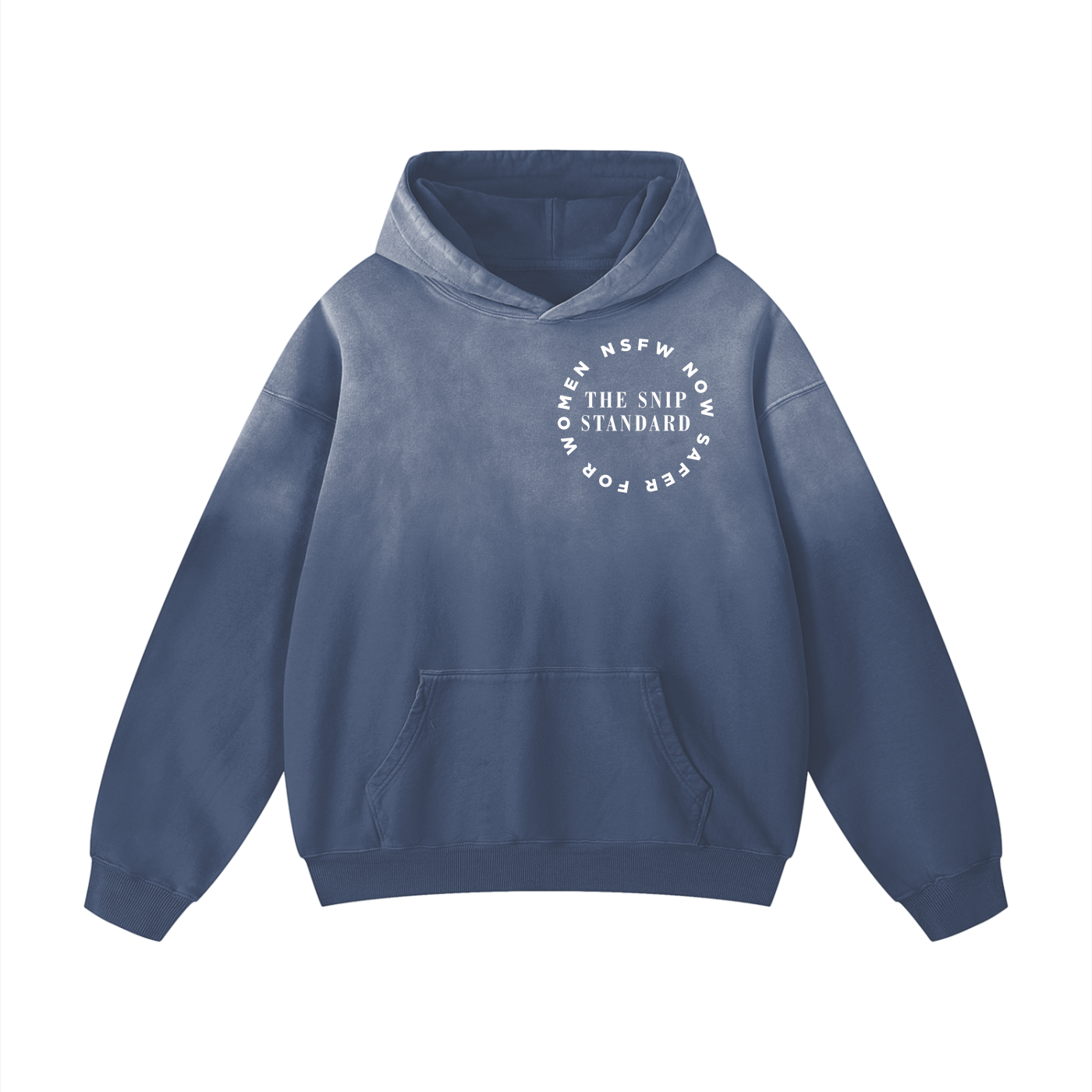 The Snip Standard Heavyweight Sunfade Oversized Vasectomy Hoodie